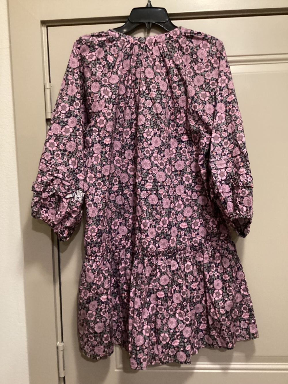 MELLODAY Floral Poplin Shift Dress, size L - Picture 8 of 9